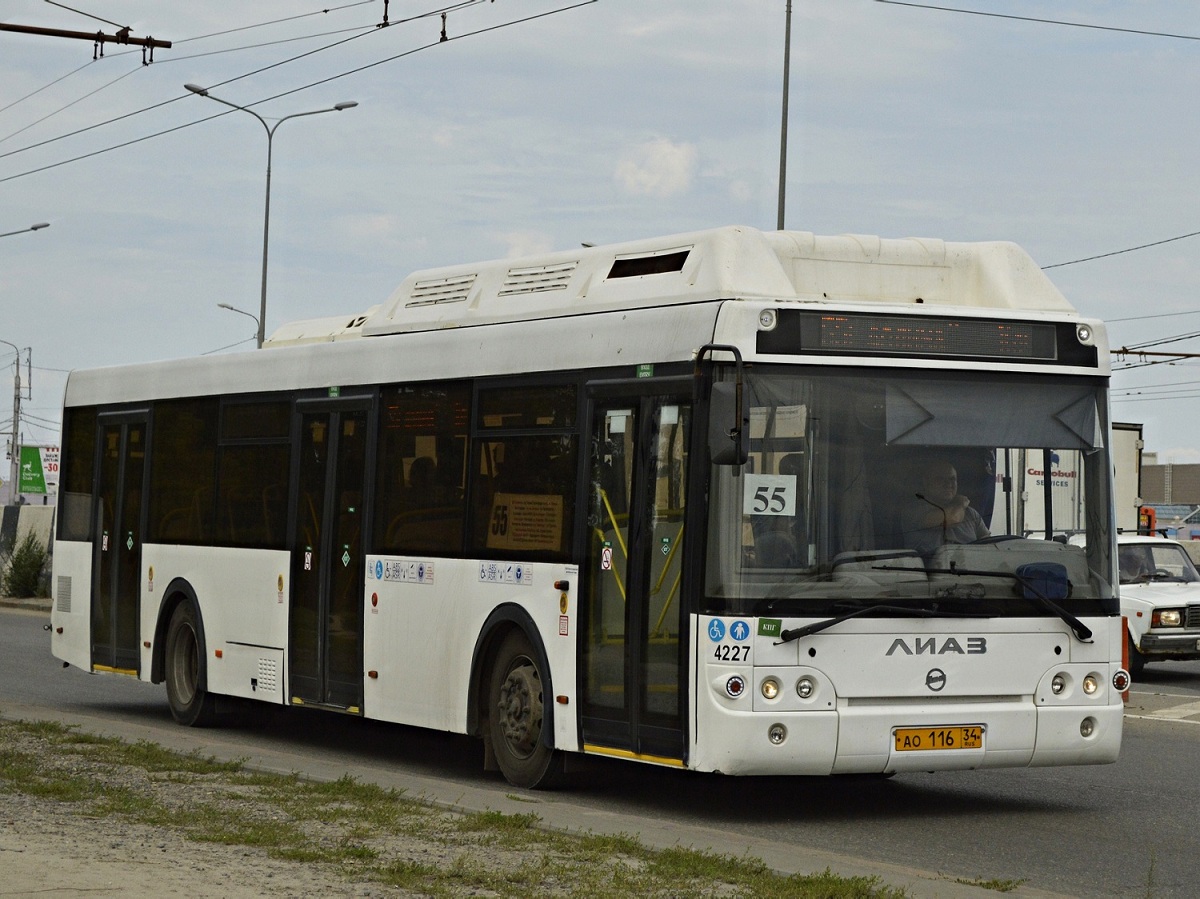 Волгоградская область, ЛиАЗ-5292.67 (CNG) № 4227