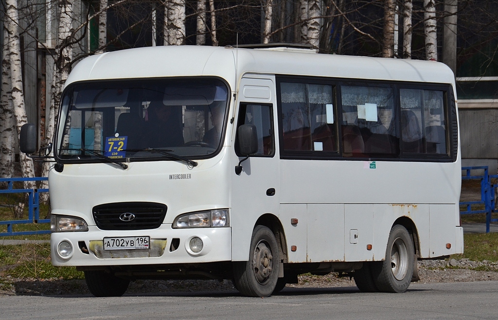 Свердловская область, Hyundai County SWB C08 (ТагАЗ) № А 702 УВ 196