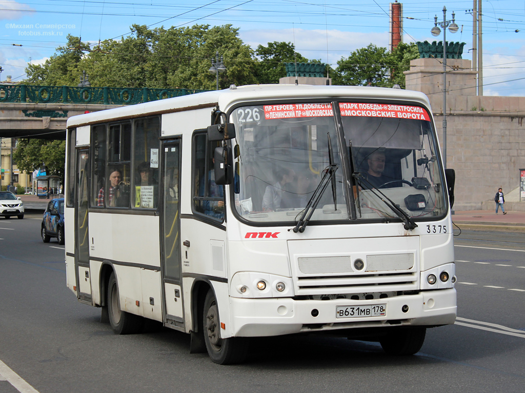 Санкт-Петербург, ПАЗ-320402-05 № n375