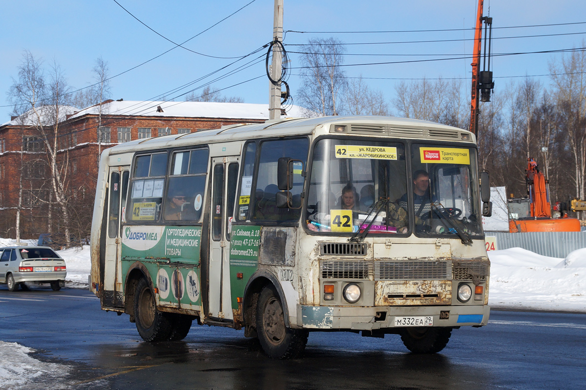 Архангельская область, ПАЗ-32054 № М 332 ЕА 29