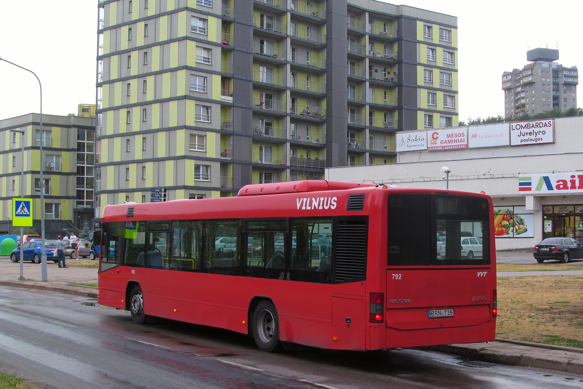 Литва, Volvo 7700 № 792