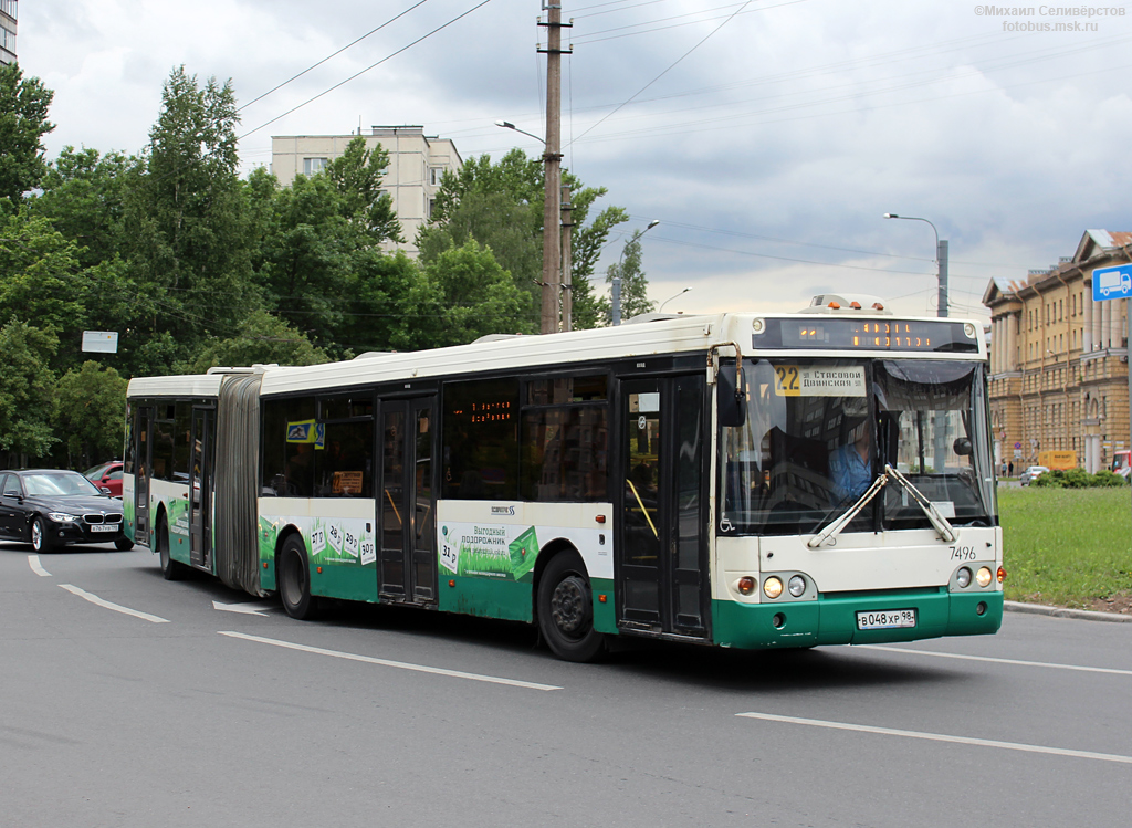 Санкт-Петербург, ЛиАЗ-6213.20 № 7496