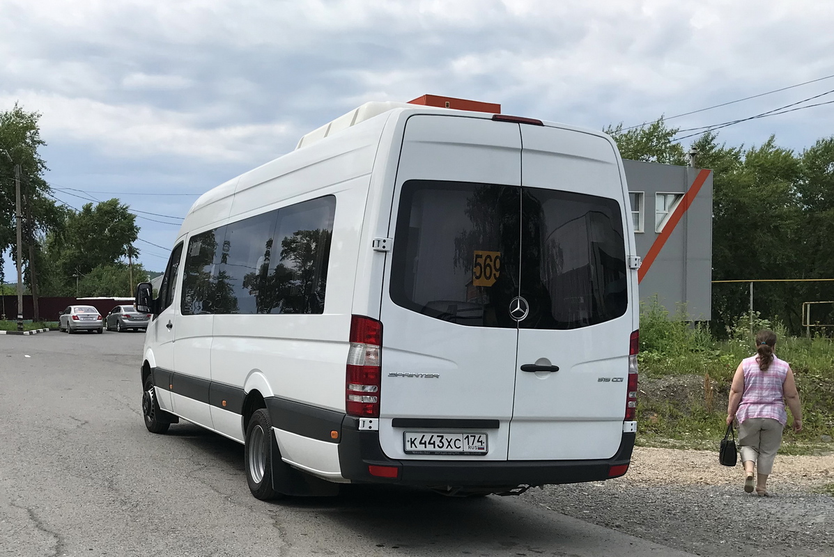 Челябинская область, Луидор-223602 (MB Sprinter) № К 443 ХС 174