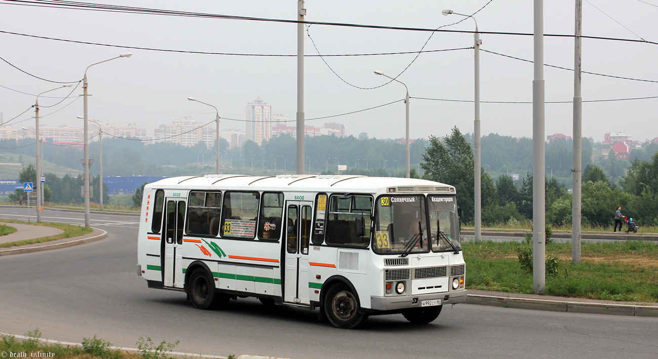 Томская область, ПАЗ-423403 № А 992 СТ 86