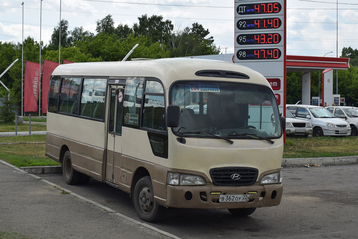 Алтайский край, Hyundai County Deluxe № В 362 ОУ 22