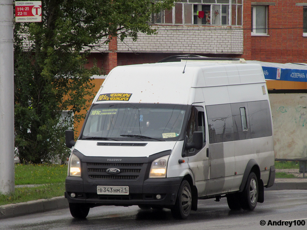 Чувашия, Промтех-224326 (Ford Transit) № В 343 НМ 21