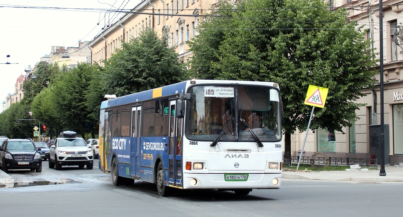 Санкт-Петербург, ЛиАЗ-5293.60 № 3864