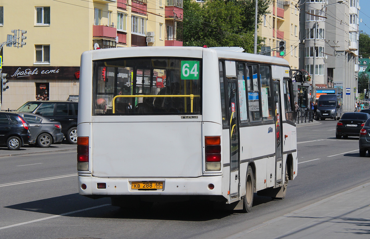 Свердловская область, ПАЗ-320402-05 № КВ 288 66