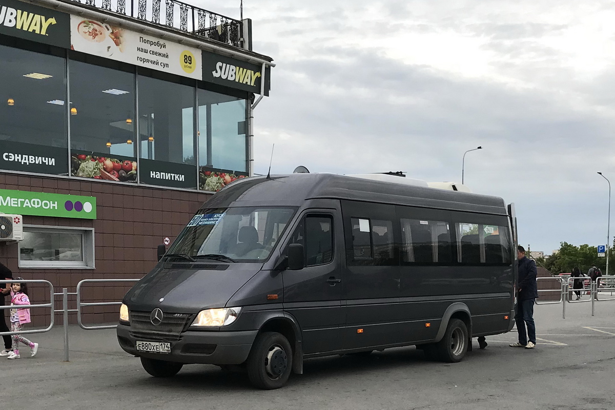 Челябинская область, Луидор-223215 (MB Sprinter Classic) № Е 880 ХЕ 174 —  Фото — Автобусный транспорт