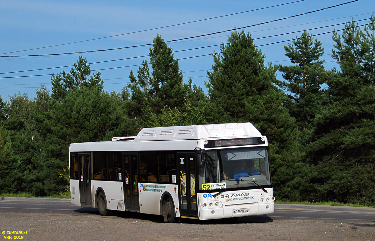 Воронежская область, ЛиАЗ-5292.67 (CNG) № Е 170 ВН 136