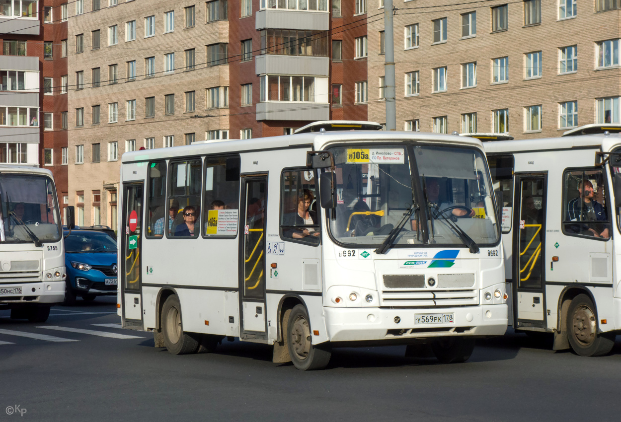 Санкт-Петербург, ПАЗ-320302-11 № 9692