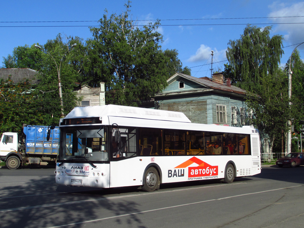 Вологодская область, ЛиАЗ-5292.67 (CNG) № 017