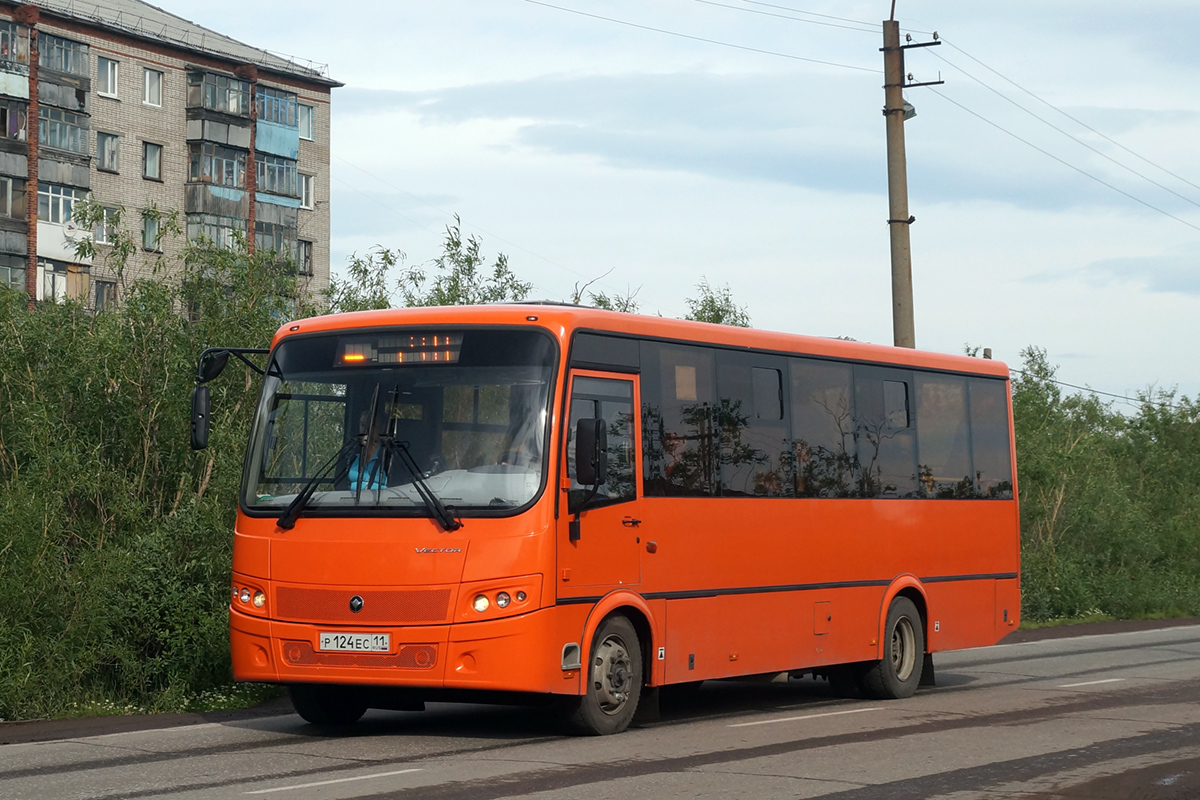 Коми, ПАЗ-320414-05 "Вектор" (1-2) № Р 124 ЕС 11