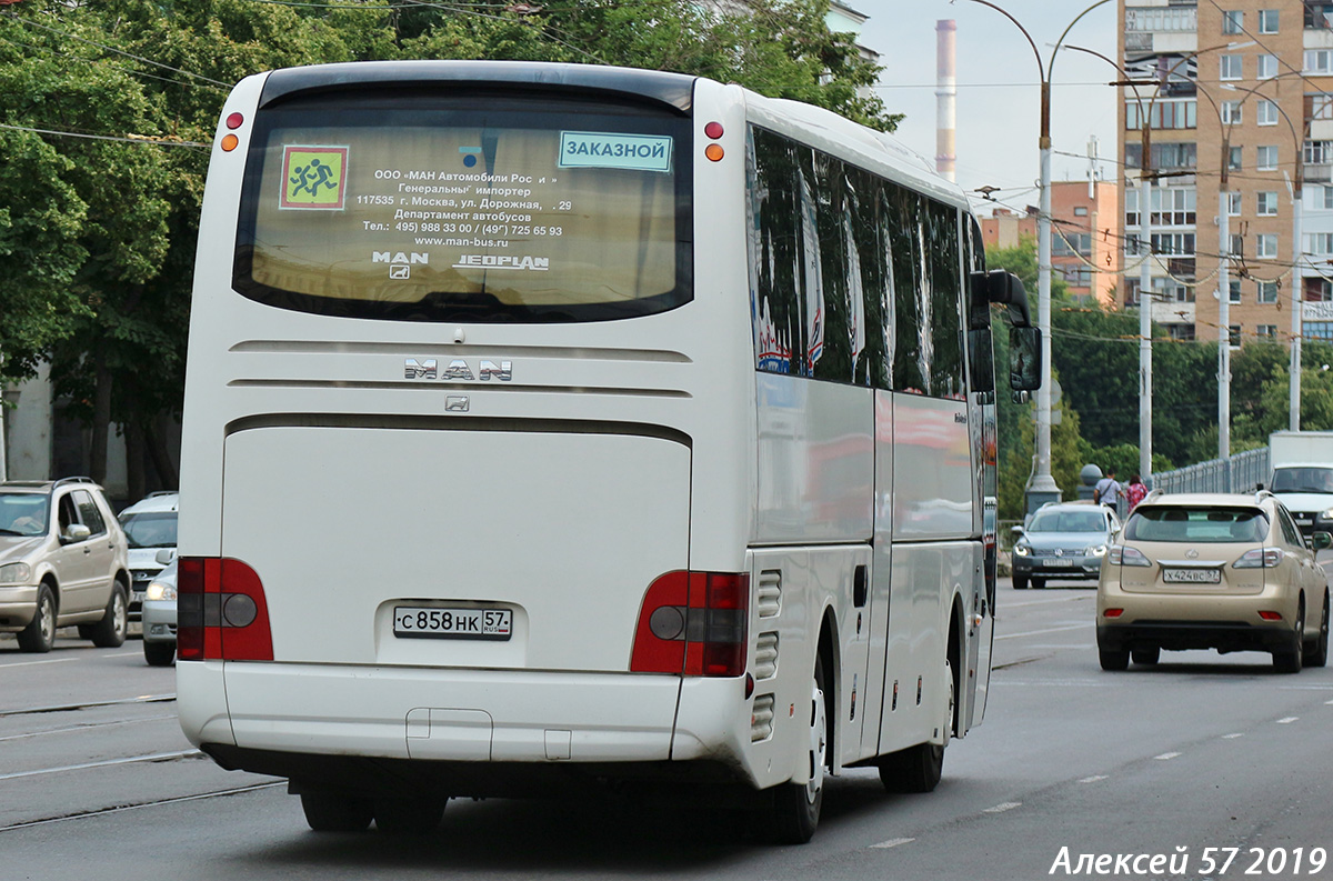 Орловская область, MAN R07 Lion's Coach RHC444 № С 858 НК 57