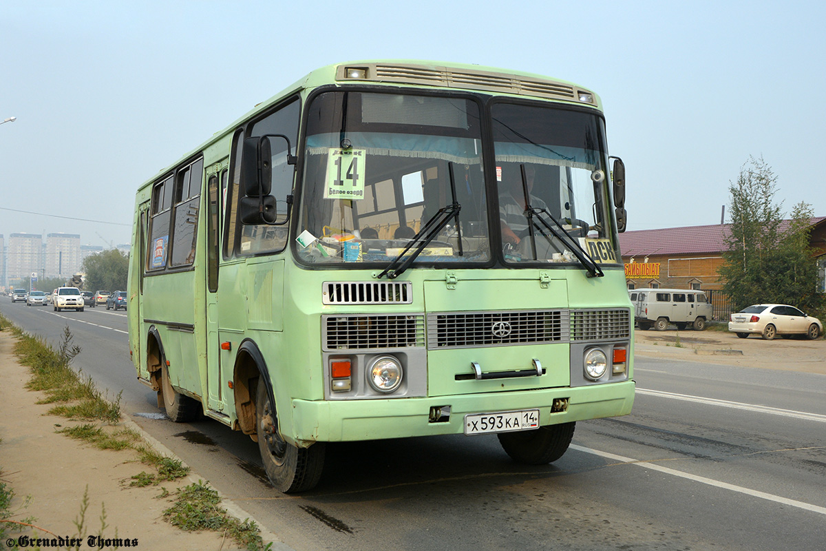 Саха (Якутия), ПАЗ-32054 № Х 593 КА 14