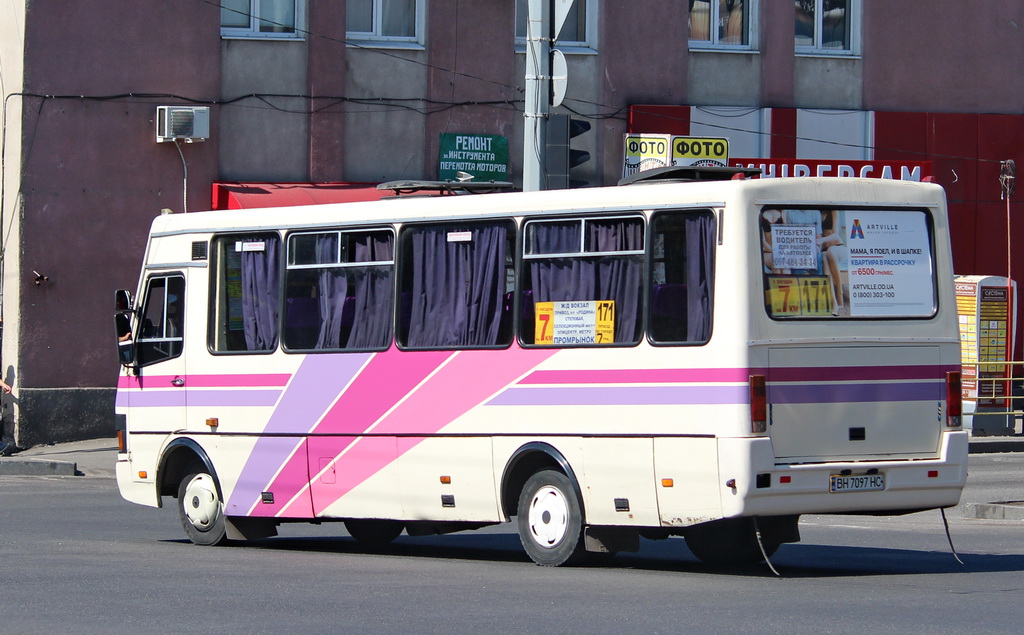 Одесская область, БАЗ-А079.23 "Мальва" № BH 7097 HC