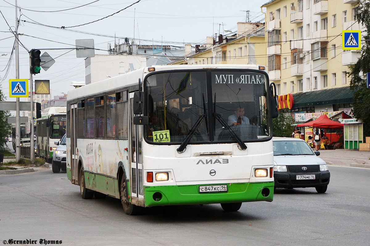 Саха (Якутия), ЛиАЗ-5256.60-01 № С 847 КС 14