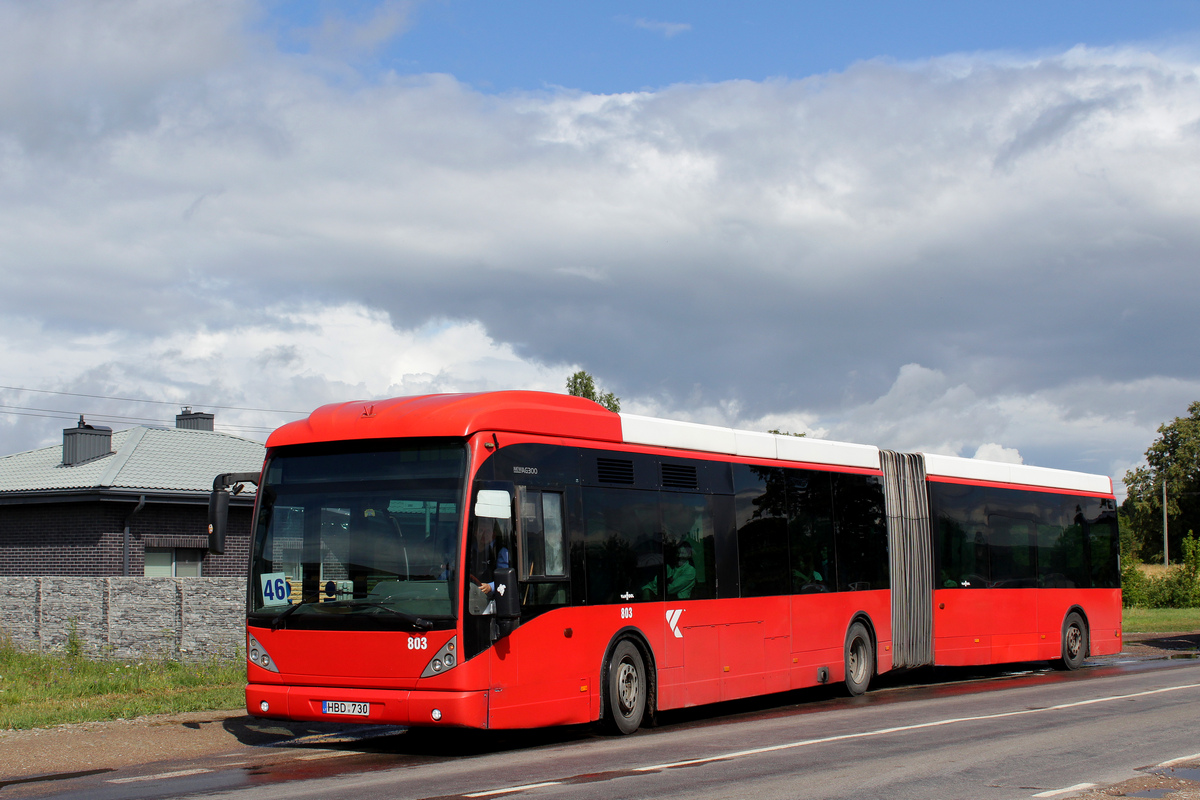 Литва, Van Hool New AG300 № 803