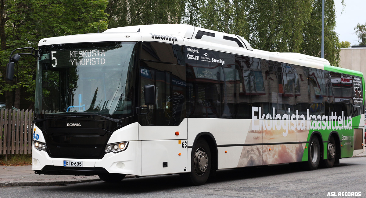 Finnland, Scania Citywide LE Suburban Nr. 63