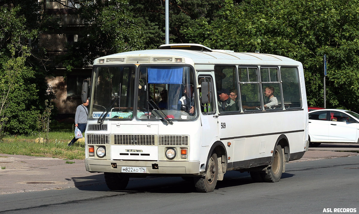 Ленинградская область, ПАЗ-32053 № 509