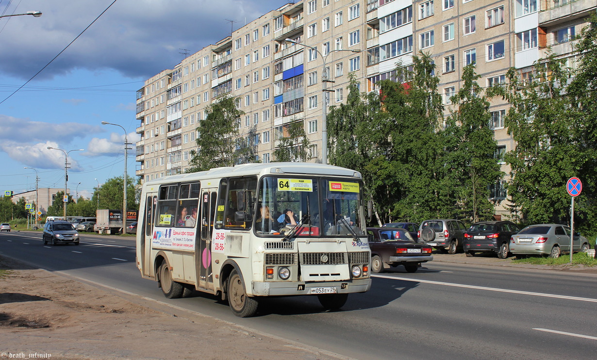 Архангельская область, ПАЗ-32054 № М 053 ЕУ 29