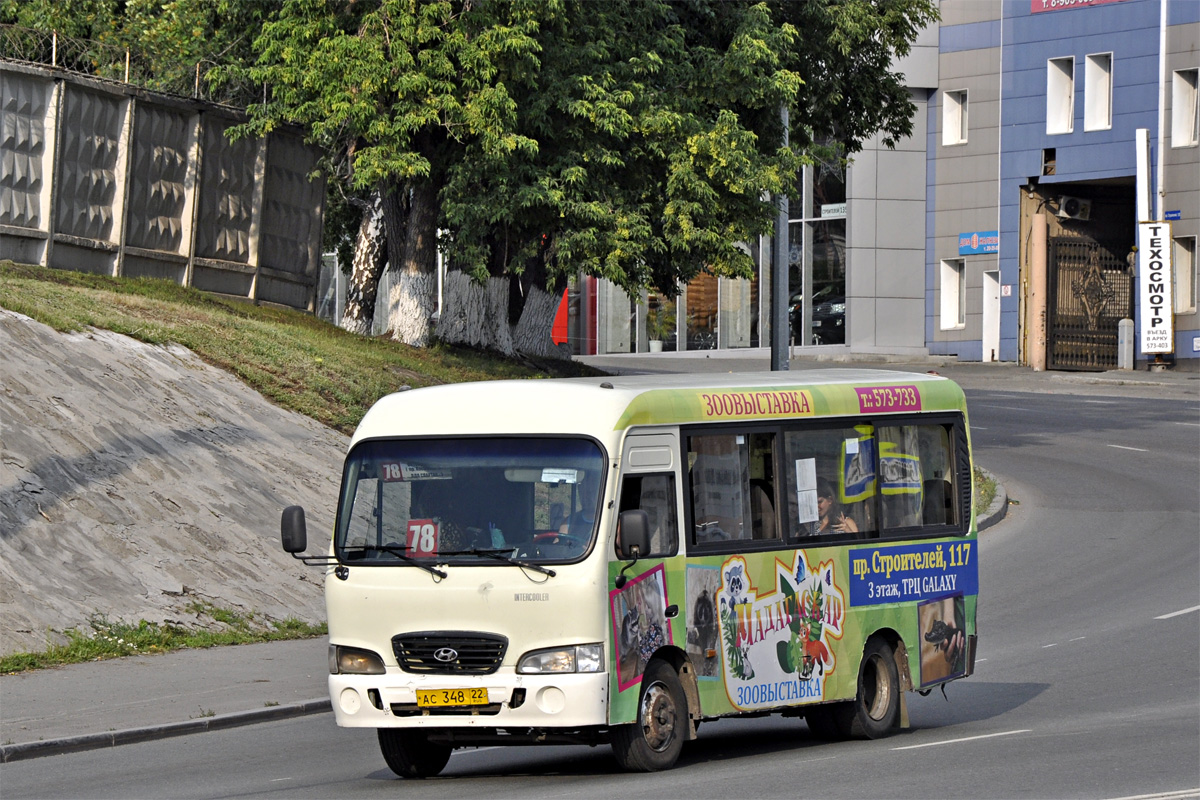 Алтайский край, Hyundai County SWB (РЗГА) № АС 348 22