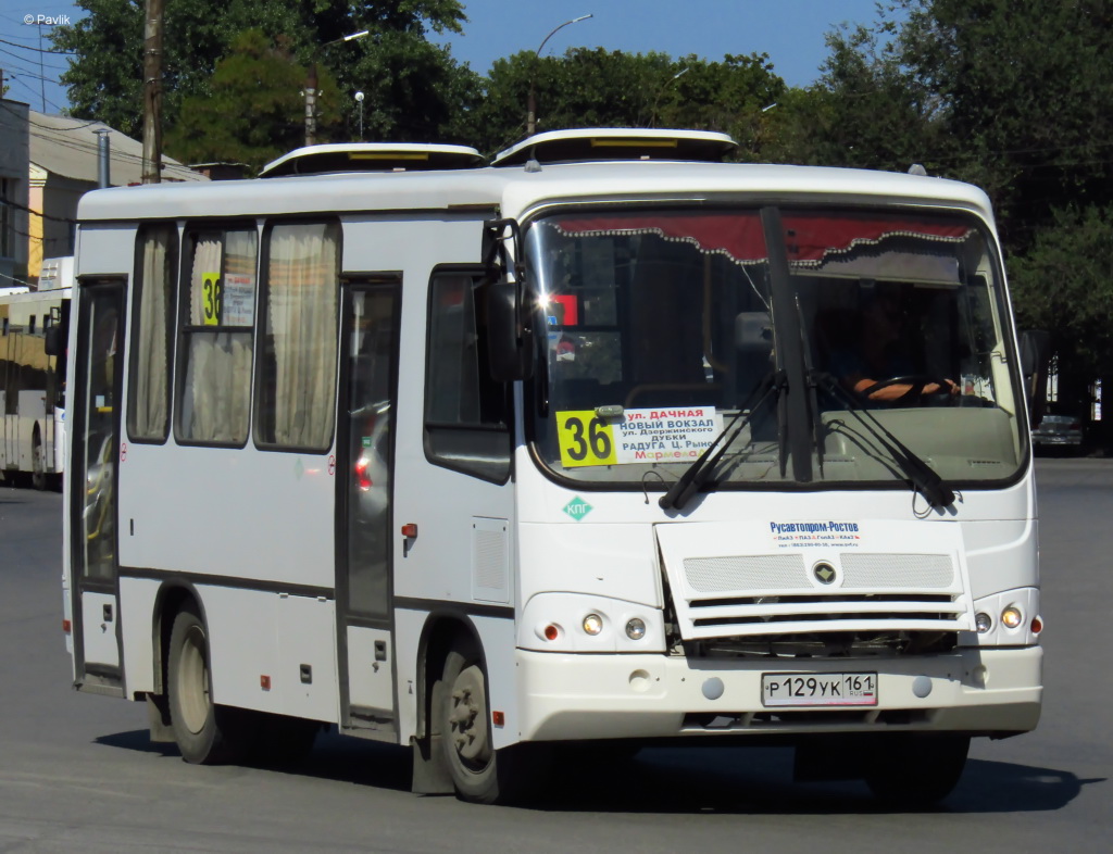 Ростовская область, ПАЗ-320302-08 № Р 129 УК 161