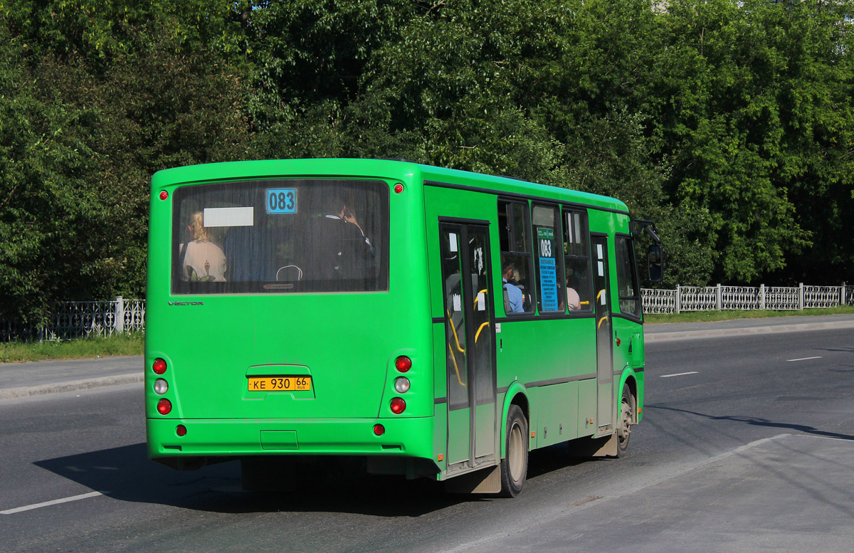 Свердловская область, ПАЗ-320414-04 "Вектор" (1-2) № КЕ 930 66