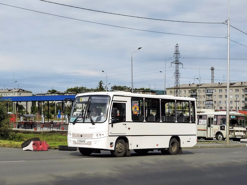 Курганская область, ПАЗ-320302-12 "Вектор" № С 115 ММ 45