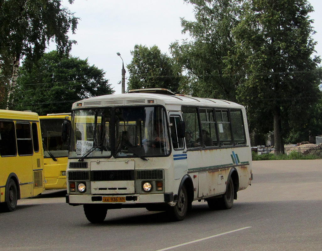 Тверская область, ПАЗ-32053 № АА 936 69