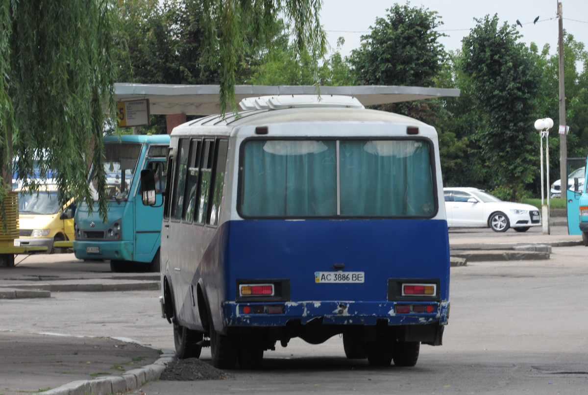 Волынская область, ПАЗ-32053 № AC 3886 BE