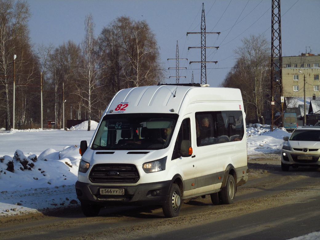 Ульяновская область, Ford Transit FBD [RUS] (Z6F.ESG.) № Е 566 УУ 73