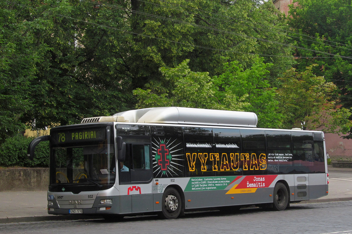 Литва, MAN A21 Lion's City NL273 CNG № 932