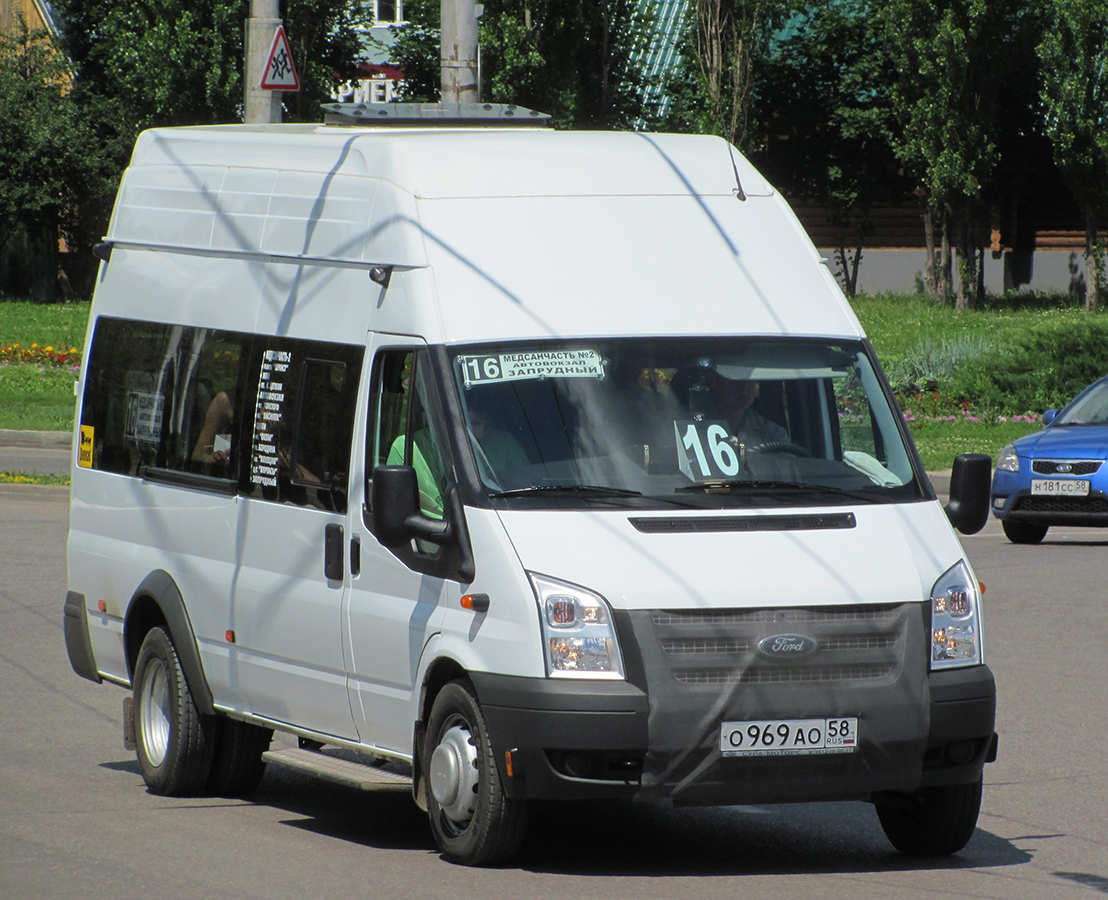 Пензенская область, Нижегородец-222709  (Ford Transit) № О 969 АО 58