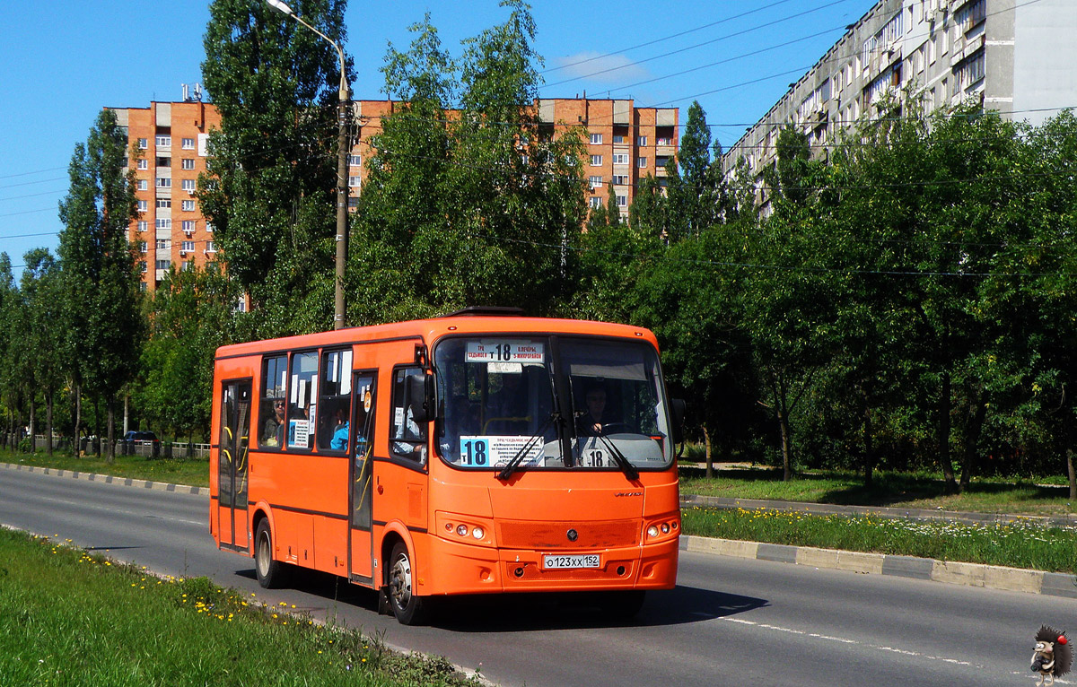 Нижегородская область, ПАЗ-320414-05 "Вектор" № О 123 ХХ 152