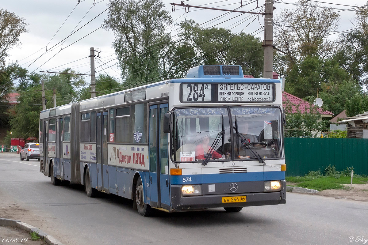 Саратовская область, Mercedes-Benz O405G № ВА 244 64