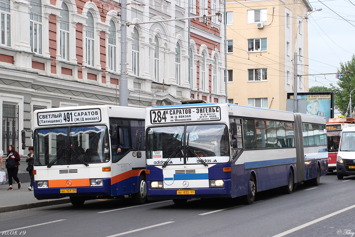 Саратовская область, Mercedes-Benz O405G № ВЕ 835 64