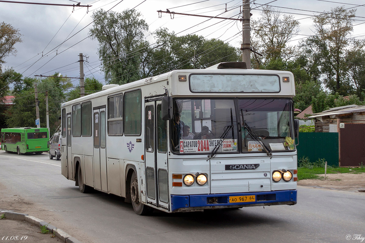 Саратовская область, Scania CN113CLB № АО 967 64