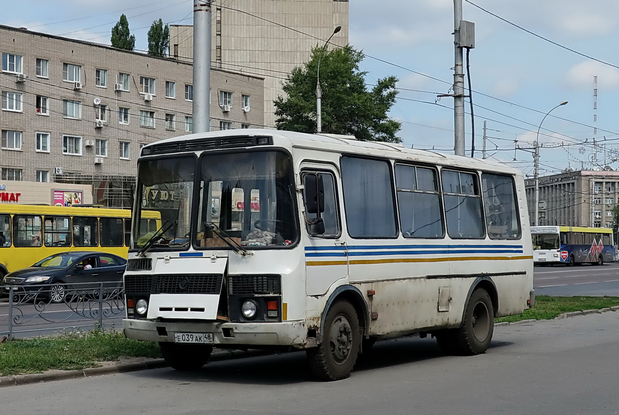 Липецкая область, ПАЗ-32054 № Е 039 АК 48