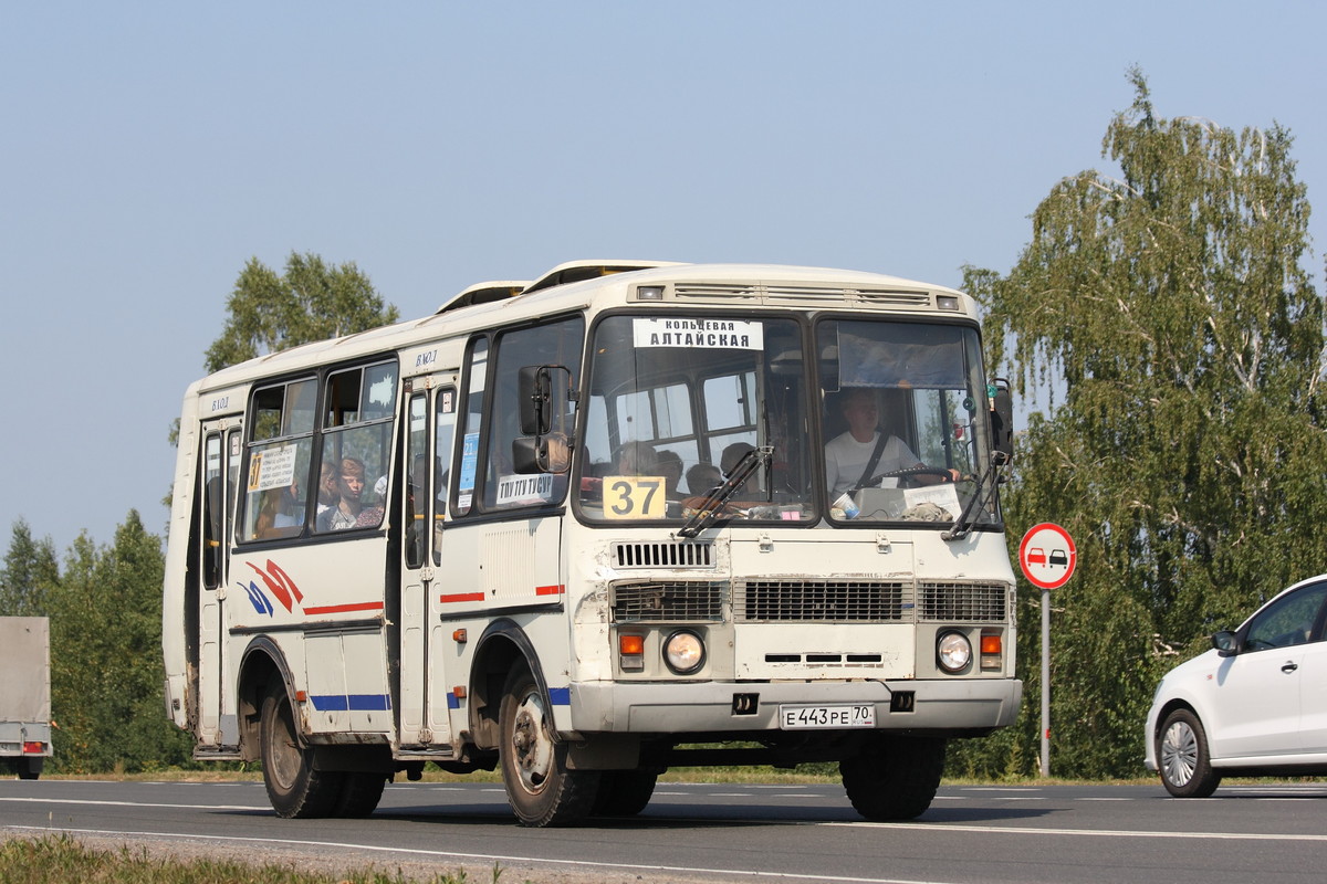 Томская область, ПАЗ-32054 № Е 443 РЕ 70