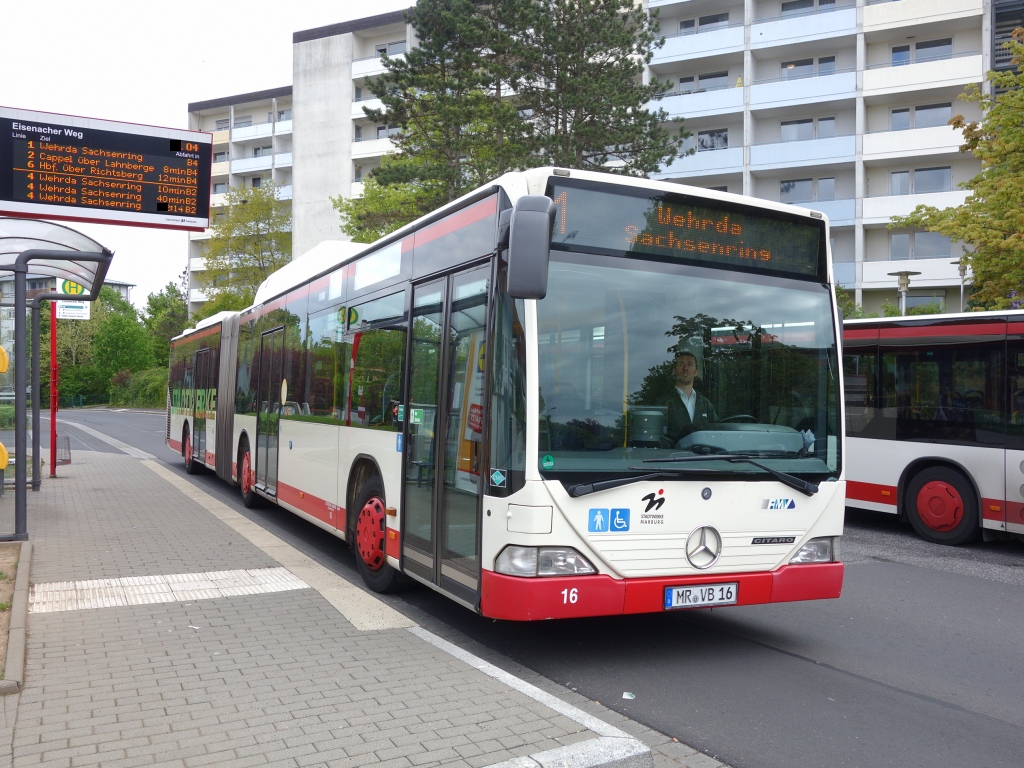 Гессен, Mercedes-Benz O530G Citaro G CNG № 16