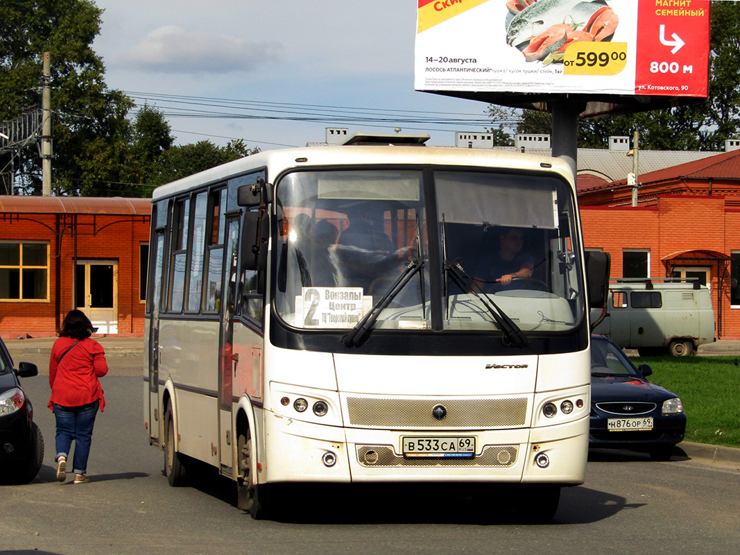 Тверская область, ПАЗ-320412-04 "Вектор" № В 533 СА 69