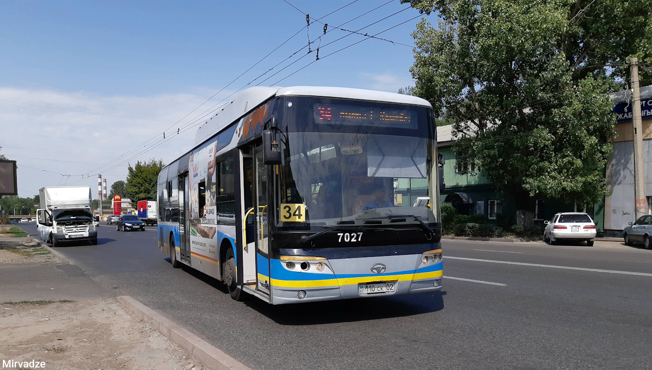 Алматы, Guilin Daewoo GDW6126CNG (СемАЗ) № 7027