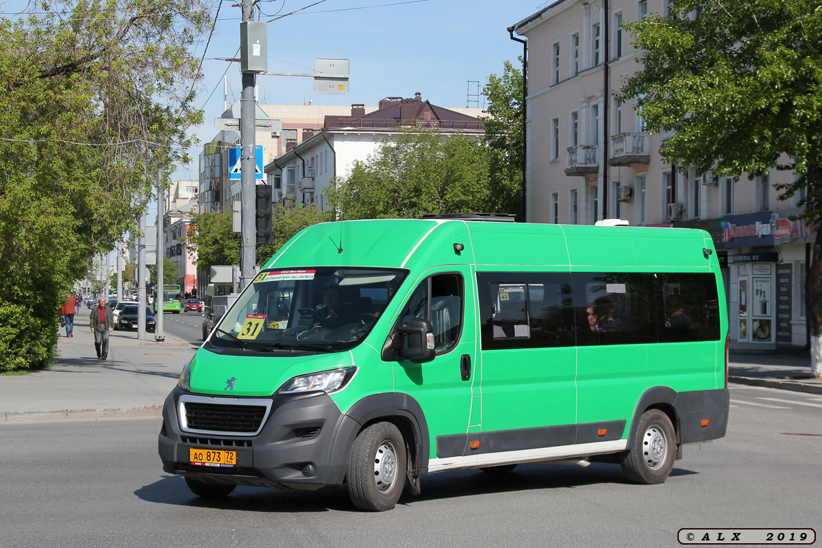 Тюменская область, Автодом-21080* (Peugeot Boxer) № АО 873 72