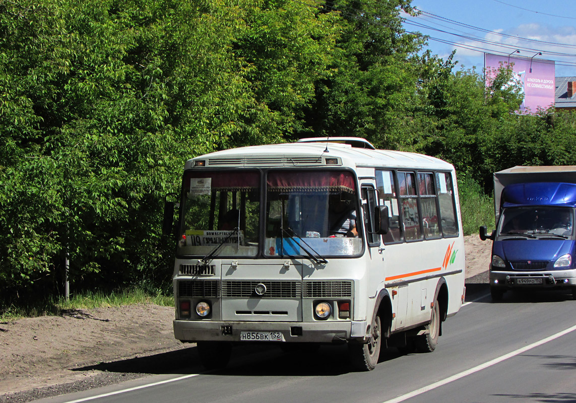 Ніжагародская вобласць, ПАЗ-32054 № Н 856 ВК 152