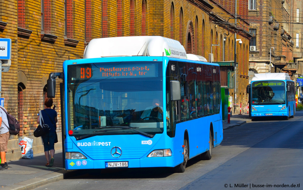 Венгрия, Mercedes-Benz O530 Citaro CNG № NJV-186; Венгрия, Van Hool New A330 CNG № MUM-644