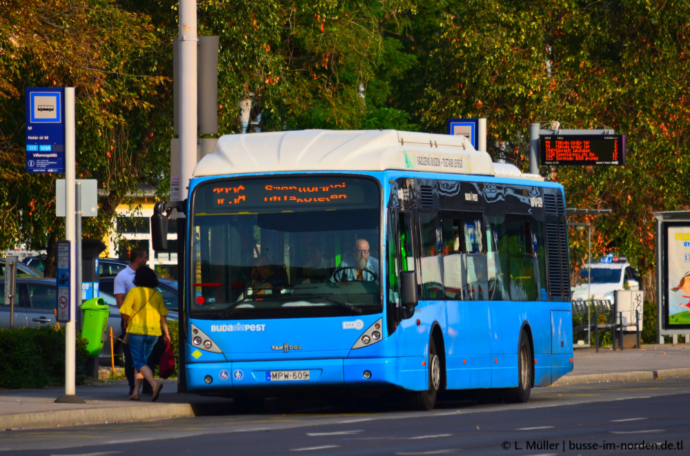 Hungary, Van Hool New A330 CNG # MPW-609