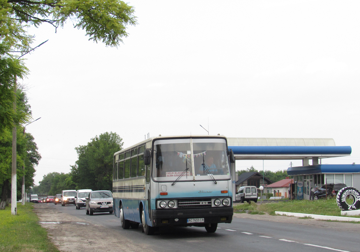 Volyňská oblast, Ikarus 256.75 č. AC 7655 CA