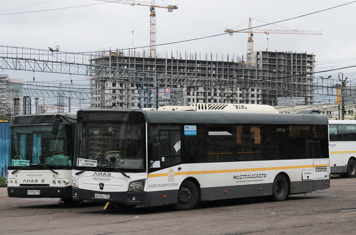 Obwód moskiewski, LiAZ-4292.60 (1-2-1) Nr М 670 НС 750