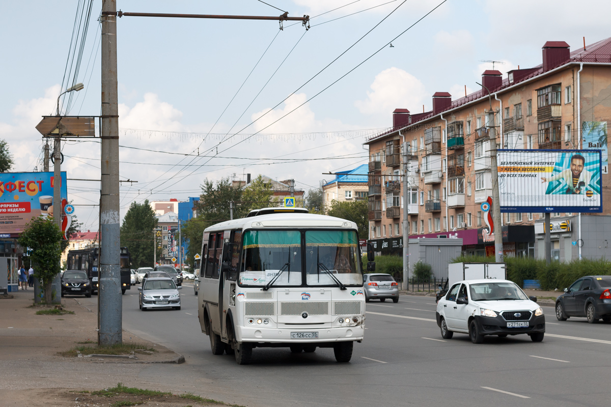 Омская область, ПАЗ-32053 № С 126 СС 55